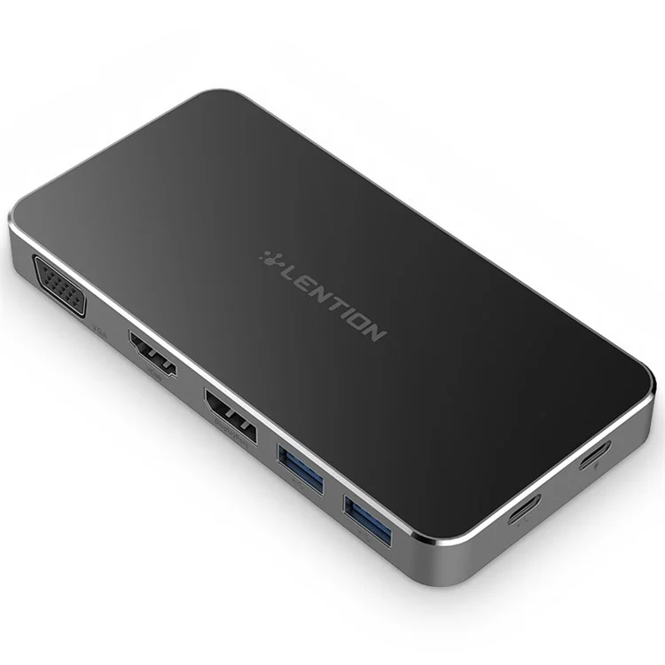 LENTION USB-C Hub HDMI VGA DisplayPort Thunderbolt3 Dock Adapter USB 3.0 Charging Cable Multi-port Adapter for MacBook