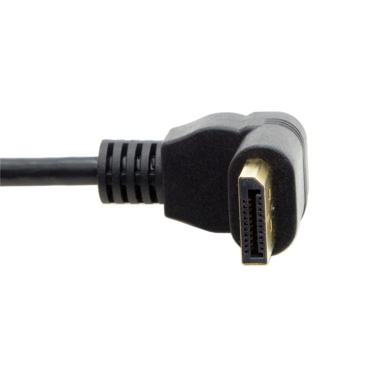 0.3M CY DP-015-DN DisplayPort Male to Female 90 Degree Up Angled Extension Cable