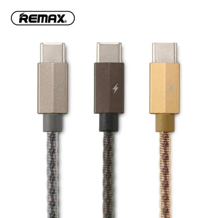 REMAX RC-110a Gefon 2.1A Type-C Reversible USB Charge Sync Cable - Black