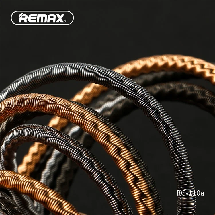 REMAX RC-110a Gefon 2.1A Type-C Reversible USB Charge Sync Cable - Black