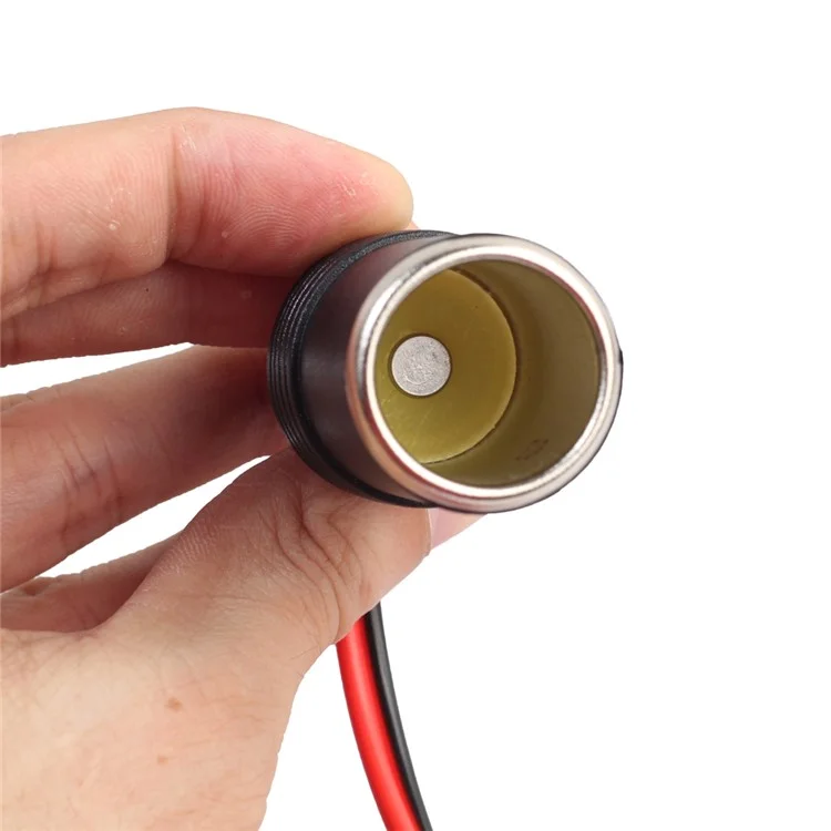 Car Battery Cable Clamp Alligator Cigarette Lighter Power Socket Clip Cable