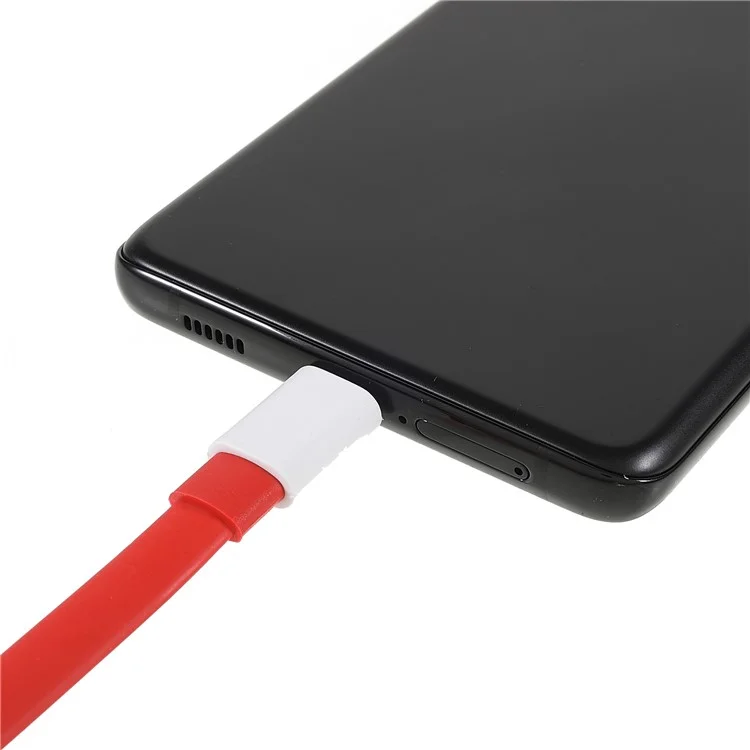 ONEPLUS 1m Dash Charge Type-C Flat Cable 4A USB Fast Charge Data Cable for OnePlus 6/5/5T/3/3T