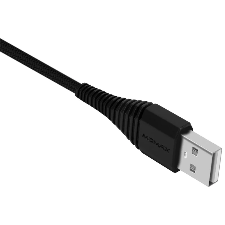 MOMAX Tough Link Apple MFI Certified 2.4A Lightning 8Pin Data Sync Charge Woven Cable 2m