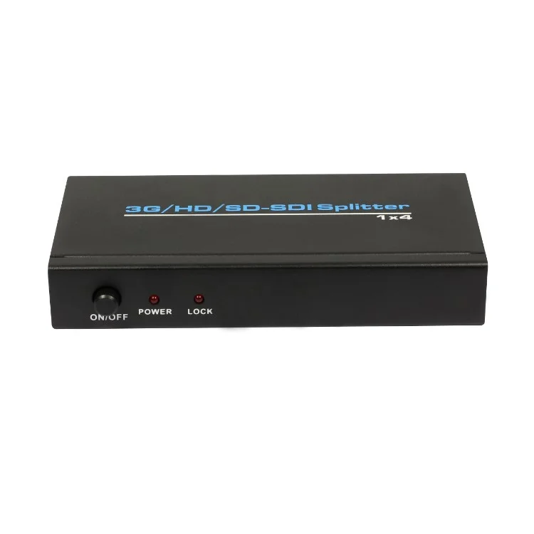 SDI Splitter 1x4 Supports 3G-SDI, HD-SDI, SD-SDI (1 Input and 4 Outputs) - AU Plug