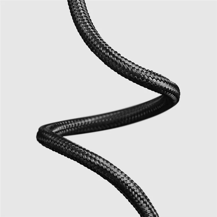 Mcdodo CA-542 1m Nylon Trenzado Tipo-c 5A Cable de Sincronización de Datos de Carga Rápida Para Huawei Xiaomi - Negro