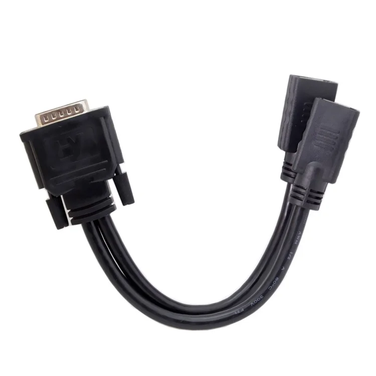 DMS-59Pin Male to Dual DP Displayport Female Splitter Extension Cable for PC Graphics Card