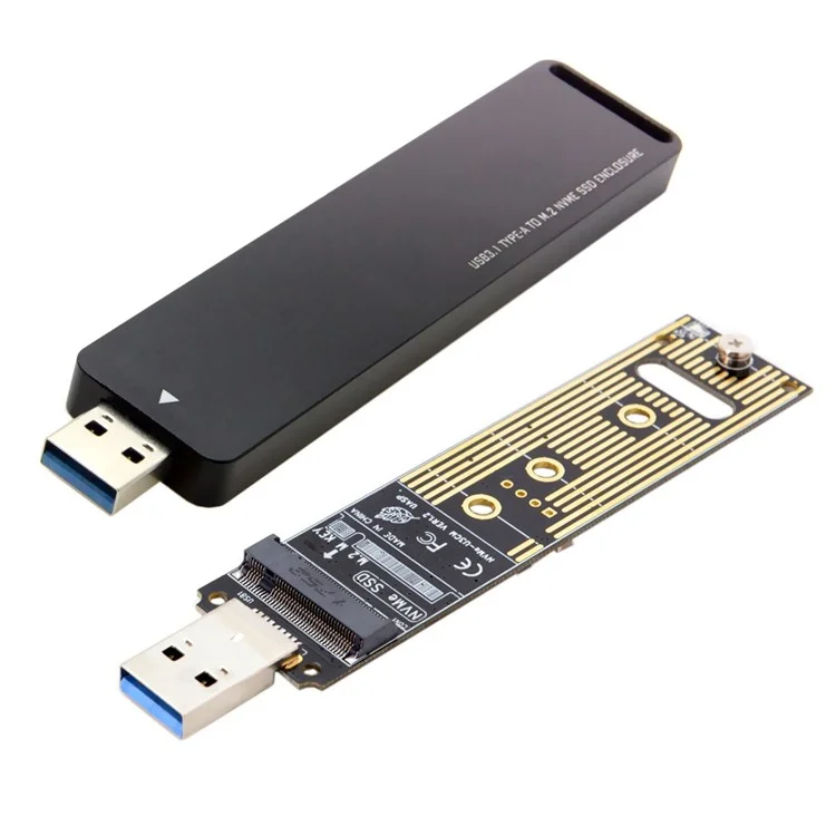 USB 3.0 to Nvme M-Key M.2 NGFF SSD External PCBA Conveter Adapter Card Flash Disk Type