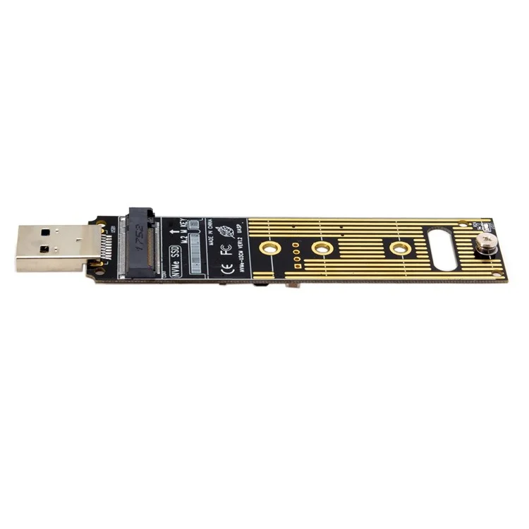 USB 3.0 to Nvme M-Key M.2 NGFF SSD External PCBA Conveter Adapter Card Flash Disk Type
