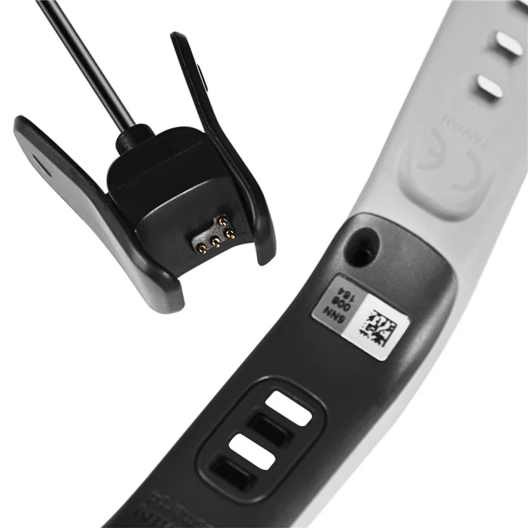 Für Garmin Vivosmart 4 1m Ersatz-USB-Datensynchronisations-Ladekabel mit Ladeclip-Halterung
