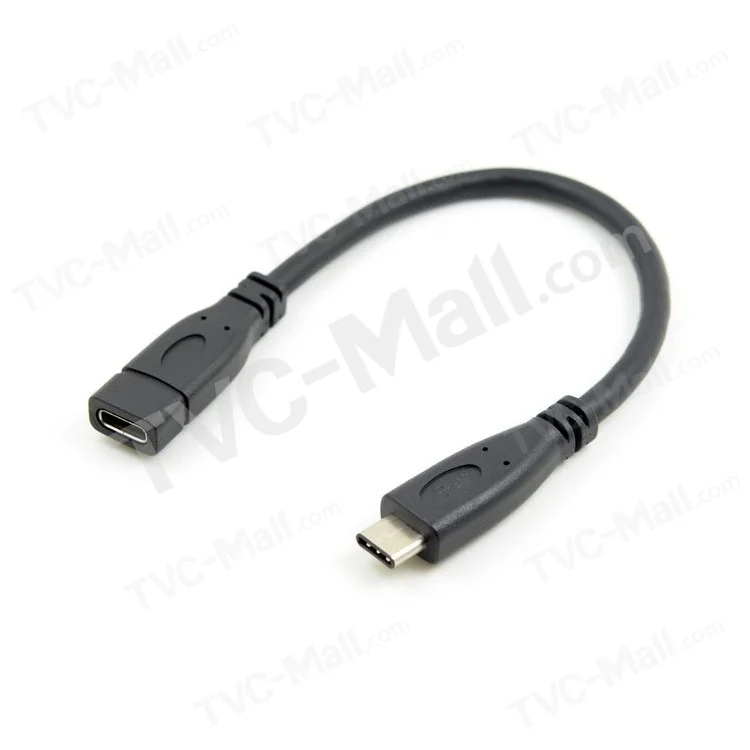 USB-C USB 3.1 Type C Male to Female Extension Data Cable for MacBook 10cm