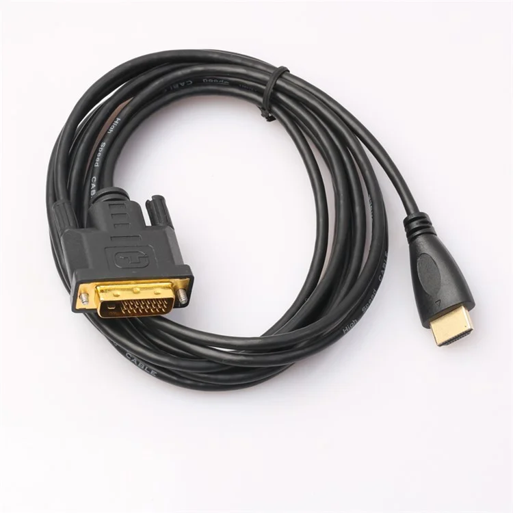 1M HDMI to DVI24+1 Male Adapter Cable