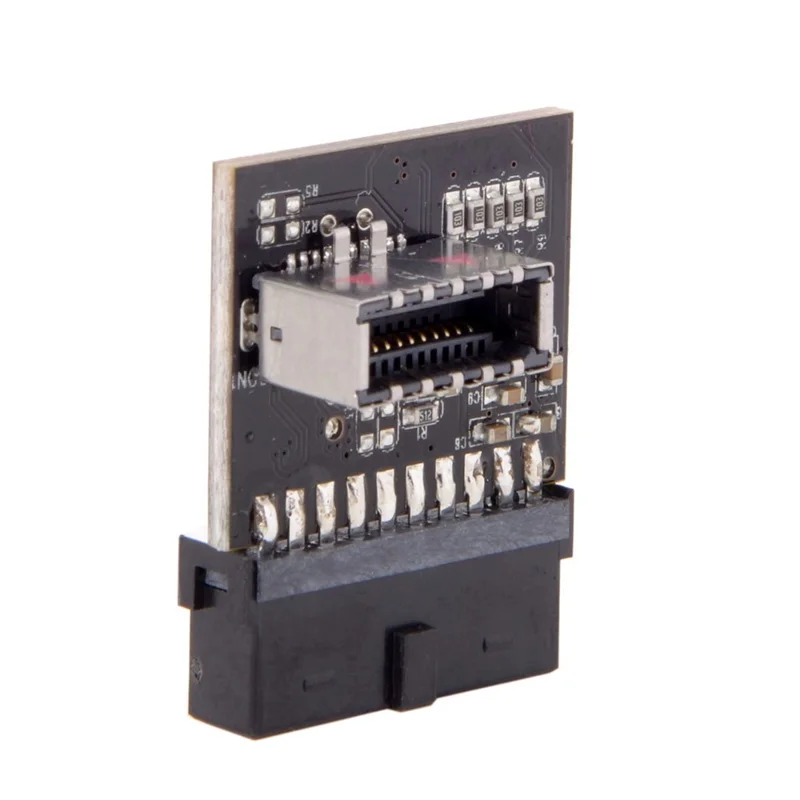 USB 3.1 Front Panel Socket to USB 3.0 20Pin Header Male Extension Adapter for Motherboard