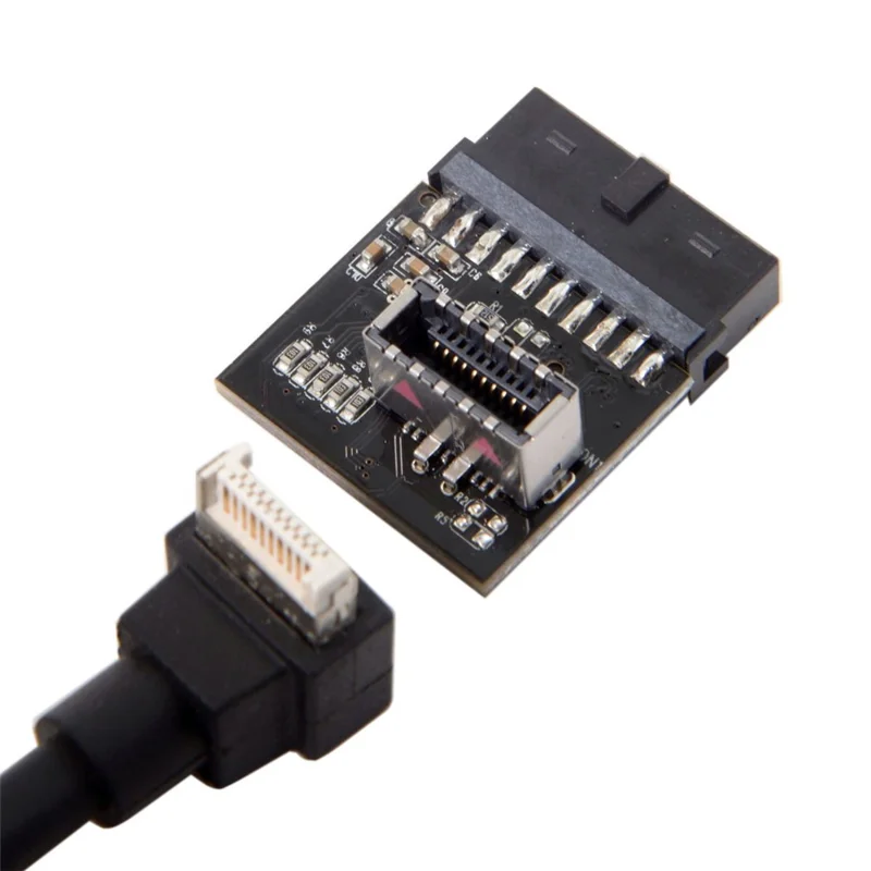 USB 3.1 Front Panel Socket to USB 3.0 20Pin Header Male Extension Adapter for Motherboard