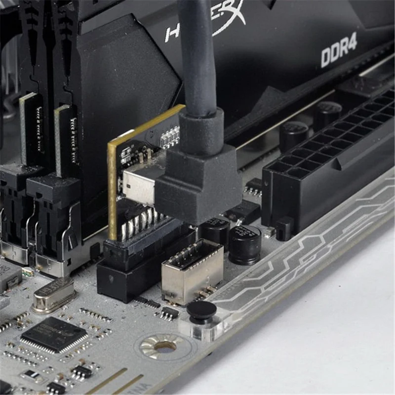 USB 3.1 Front Panel Socket to USB 3.0 20Pin Header Male Extension Adapter for Motherboard