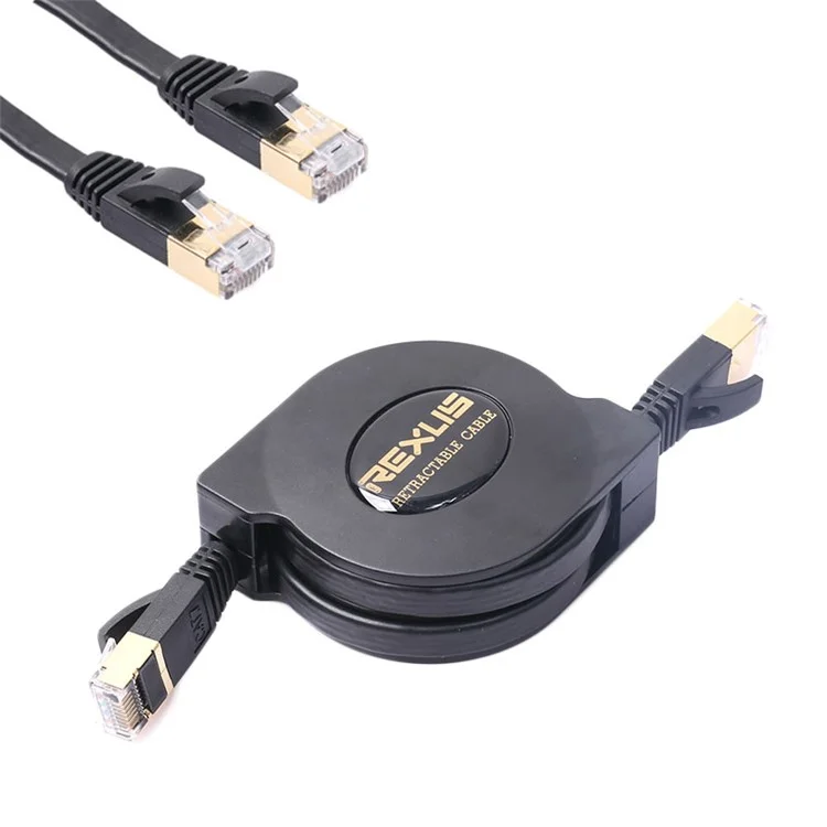 1.5M Retractable RJ45 Cat 7 LAN Ethernet Network Cable Cord