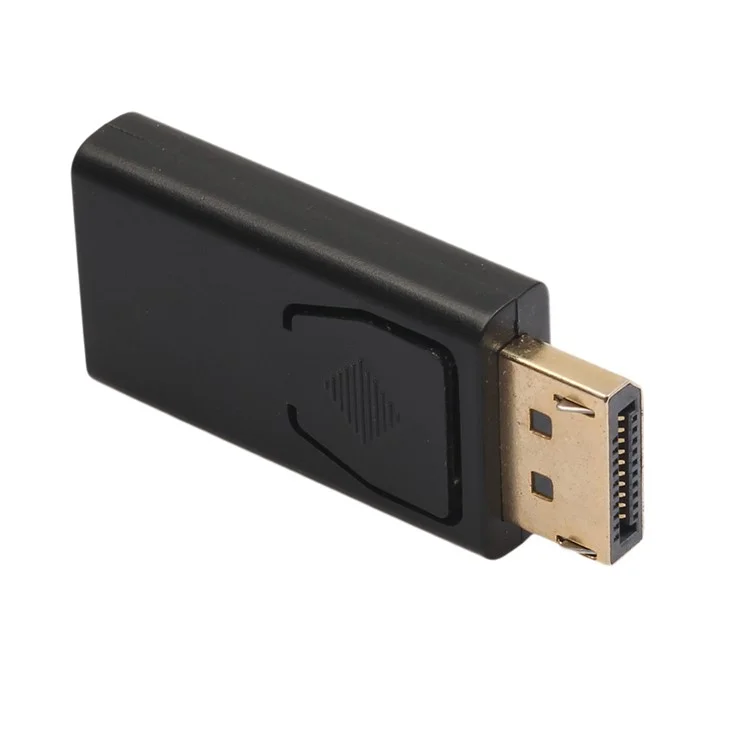 Gold Color Plated Standard DisplayPort DP Male to HDMI Female 1080P Adapter Converter
