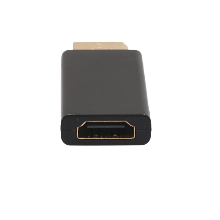 Gold Color Plated Standard DisplayPort DP Male to HDMI Female 1080P Adapter Converter