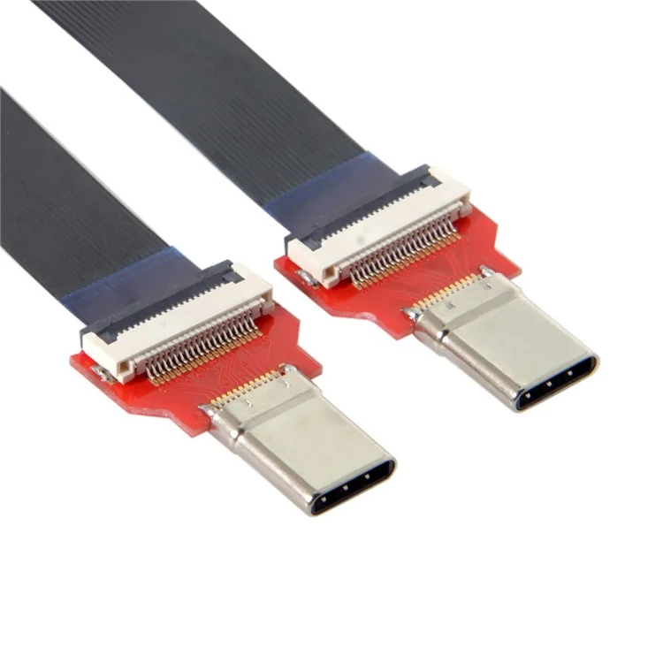 20см FPC Flat USB 3.1 Type-C USB-C Мужское Кабель Данных Для MacBook Для MacBook & Ноутбук & Телефон & Водить Машину