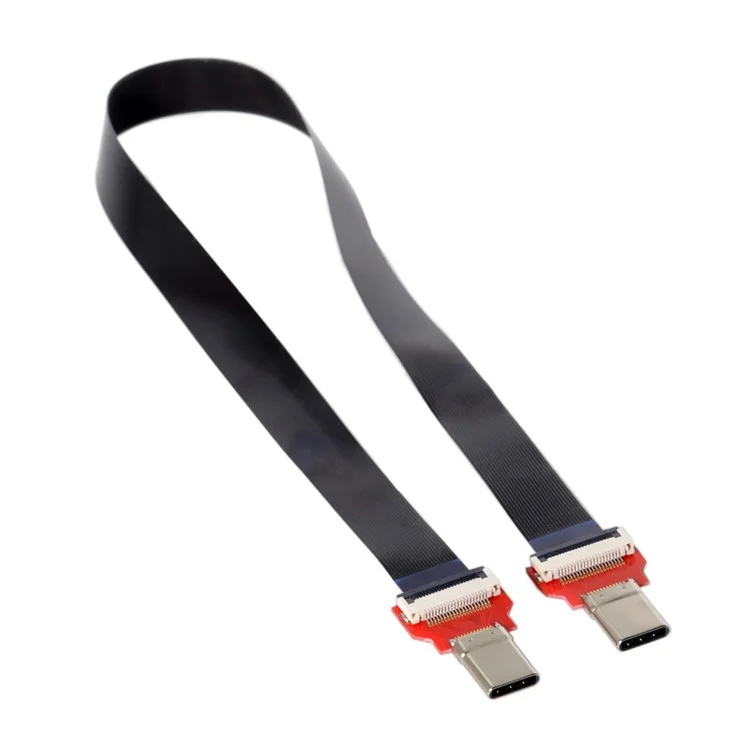 20см FPC Flat USB 3.1 Type-C USB-C Мужское Кабель Данных Для MacBook Для MacBook & Ноутбук & Телефон & Водить Машину