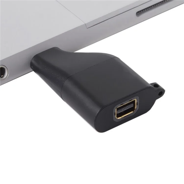 Adaptador Convertidor de USB-C Tipo-C a Mini Displayport 4K 2K con Cadena para Tablet y Teléfono y Portátil