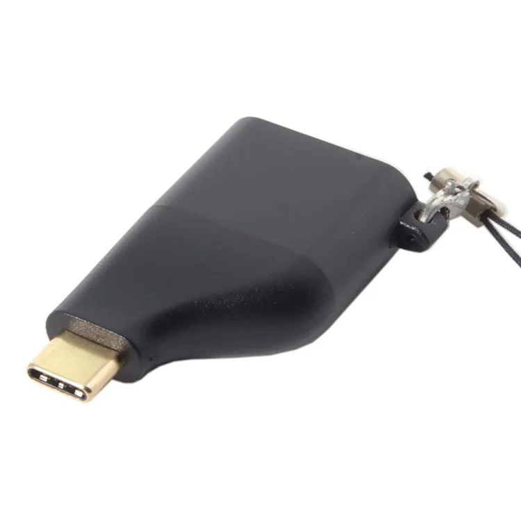 Adaptador Convertidor de USB-C Tipo-C a Mini Displayport 4K 2K con Cadena para Tablet y Teléfono y Portátil