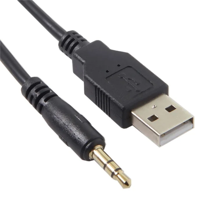 Combo USB 2.0 y Cable Alargador Auxiliar de 3,5 mm Macho a Hembra con Carcasa de Montaje Impermeable