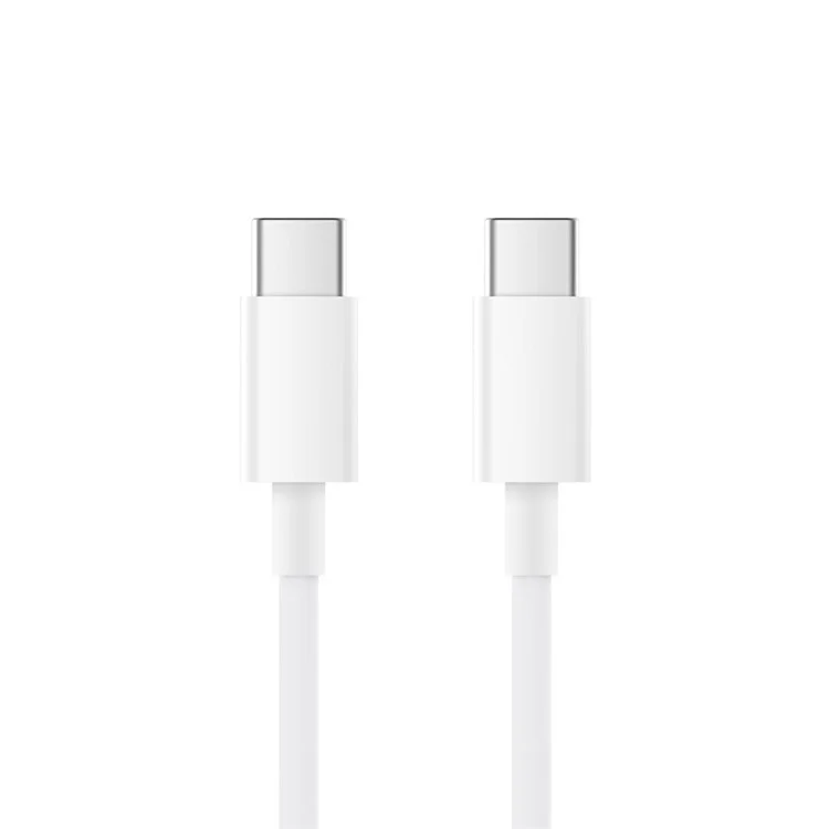 Xiaomi USB-C Para USB-C Cabo de Dados 480Mbps Transmissão de Velocidade 5A 100W 150cm - Branco