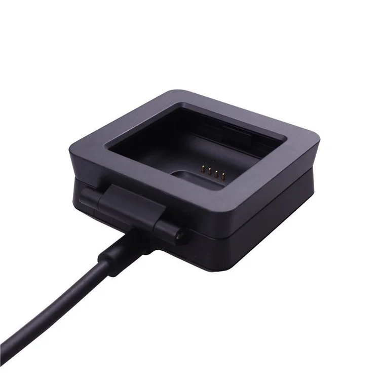 Cargador de repuesto, base de carga, soporte para Fitbit Blaze Smart Fitness Watch - Negro