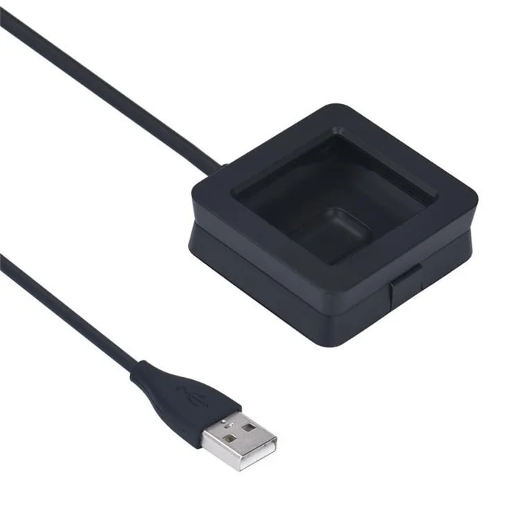 Cargador de repuesto, base de carga, soporte para Fitbit Blaze Smart Fitness Watch - Negro
