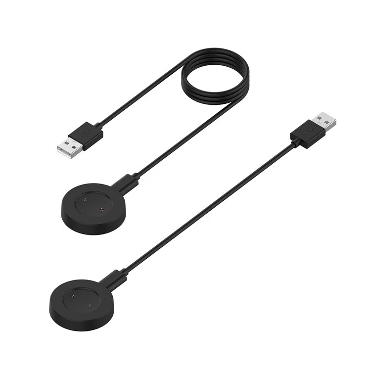 Para Huawei Honor GS Pro / Watch GT Magic Magnetic Cargador de 1m Cable Cargador Smart Watch Estación de Carga Línea de Carga de Repuesto - Negro