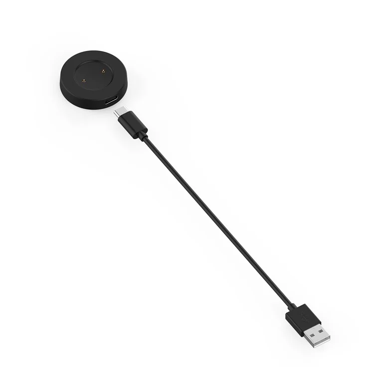 Para Huawei Honor GS Pro / Watch GT Magic Magnetic Cargador de 1m Cable Cargador Smart Watch Estación de Carga Línea de Carga de Repuesto - Negro