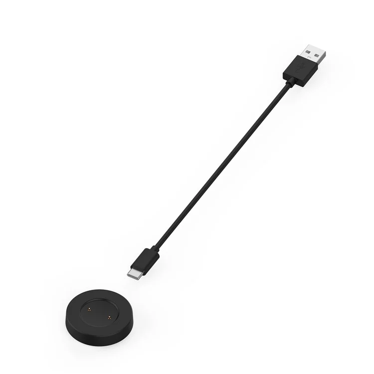 Para Huawei Honor GS Pro / Watch GT Magic Magnetic Cargador de 1m Cable Cargador Smart Watch Estación de Carga Línea de Carga de Repuesto - Negro