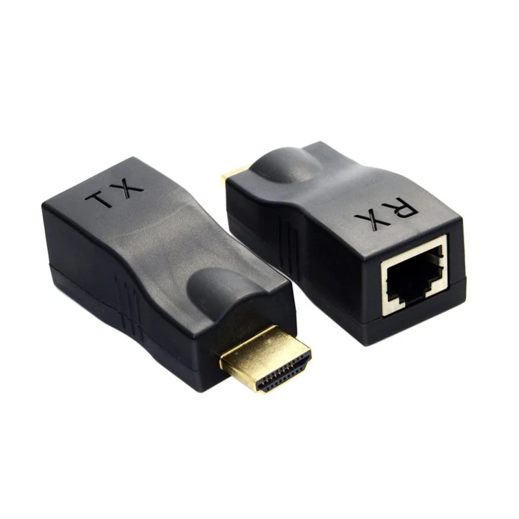 HD-208 RJ45 to HDMI 1.4 Extender Over Single 30m Ethernet LAN RJ45 CAT5E CAT6 for HDTV 1080P with 3D