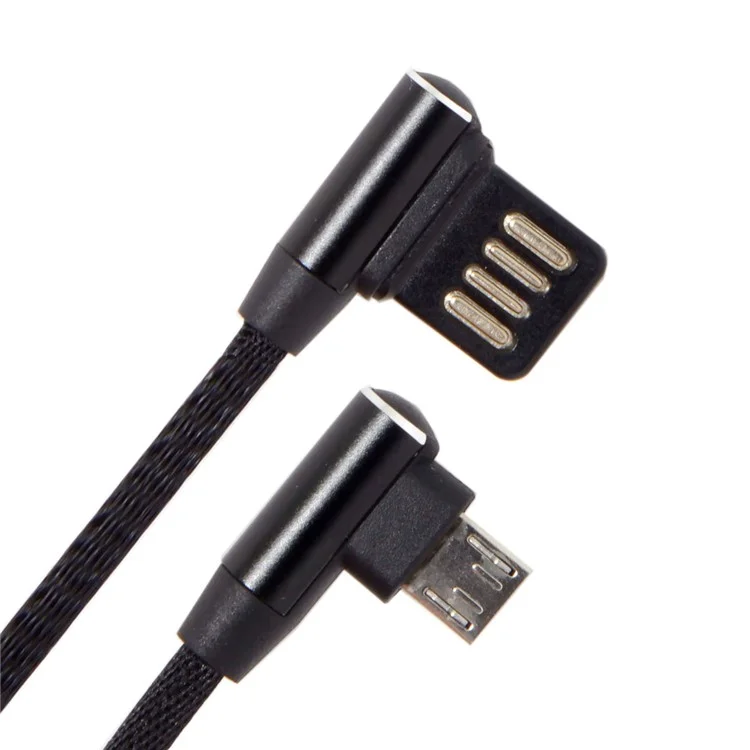 Micro USB 5pin to Left Angled 90 Degree USB 2.0 Data Cable