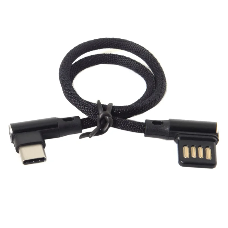 USB-C 3.1 Type-C to Left Angled 90 Degree USB 2.0 Data Cable