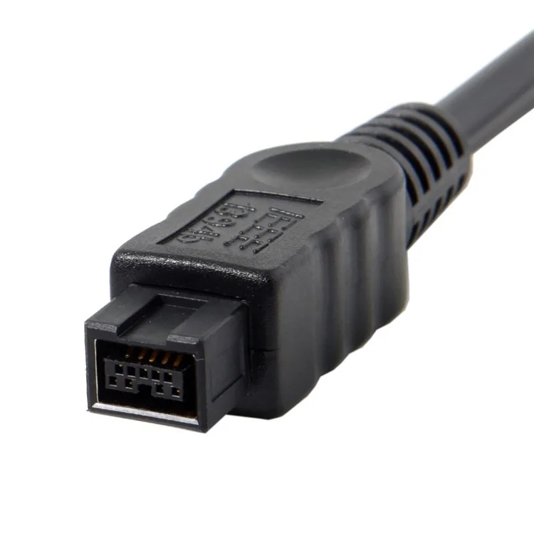 Cavo CY FW-012-BK 1394 FireWire 400-to-800 Adattatore Cavo 6F-9M Corda 20cm - Nero