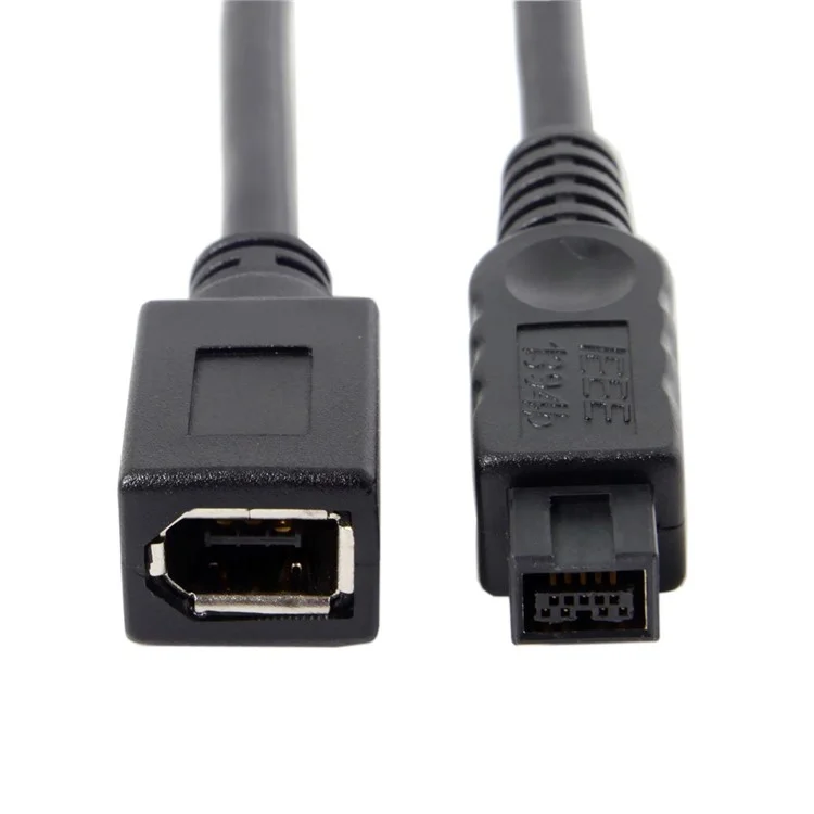 Cavo CY FW-012-BK 1394 FireWire 400-to-800 Adattatore Cavo 6F-9M Corda 20cm - Nero