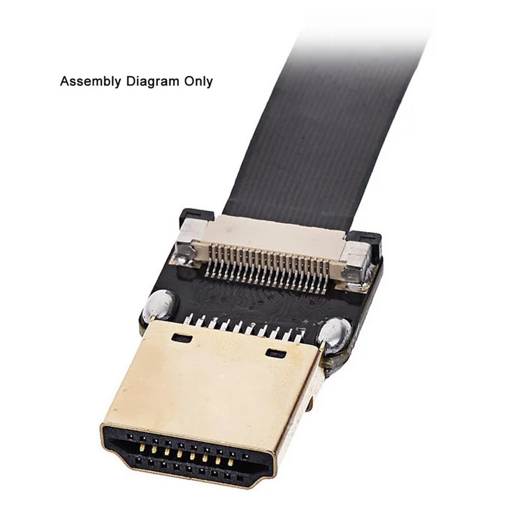 20CM CYFPV FPC Ribbon Flat Cable 0.5mm Pitch 20Pin for HDMI HDTV FPV Multicopter Aerial Photography