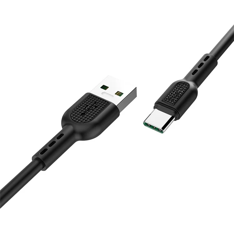 HOCO X33 5A 1M Type-C USB Data Sync Charger Cable for Samsung Huawei Xiaomi - Black