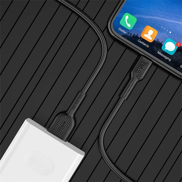 HOCO X33 5A 1M Type-C USB Data Sync Charger Cable for Samsung Huawei Xiaomi - Black