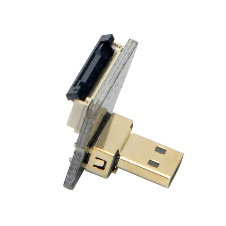 CYFPV Micro HDMI Type D Male Up Angled 90 Degree for FPV HDTV Multicopter Aerial Photography