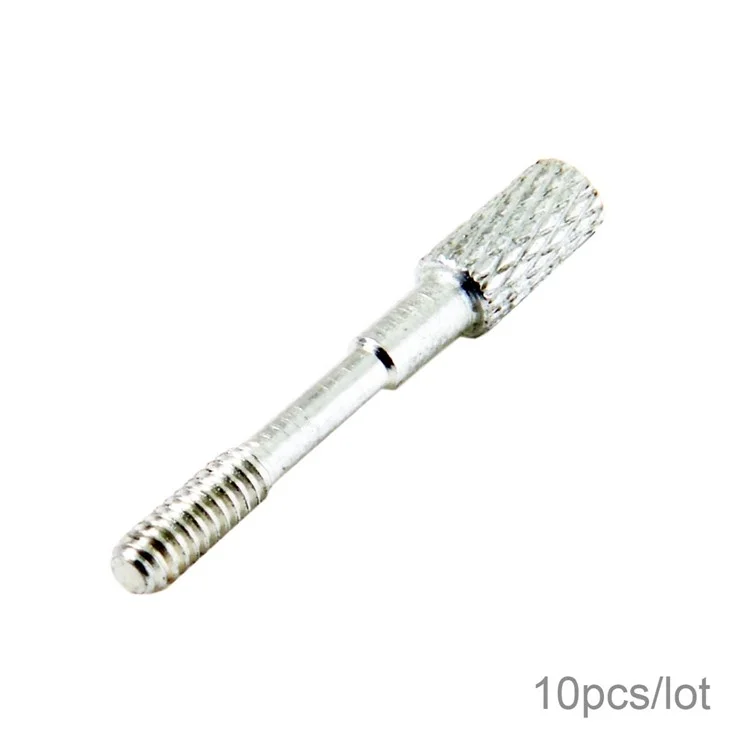 10Pcs/Lot Thumb Screws #4-40 UNC 25mm Length Stainless Steel (Type-C Male Head) for Computer Cable