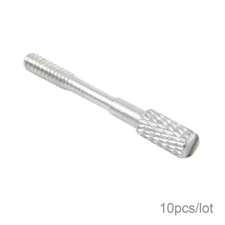 10Pcs/Lot Thumb Screws #4-40 UNC 25mm Length Stainless Steel (Type-C Male Head) for Computer Cable