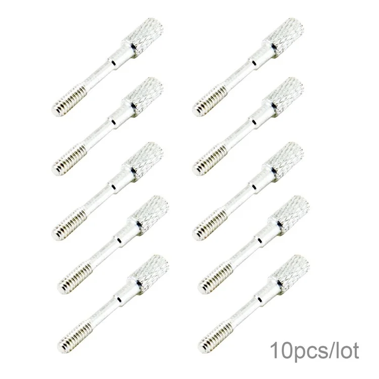 10Pcs/Lot Thumb Screws #4-40 UNC 25mm Length Stainless Steel (Type-C Male Head) for Computer Cable