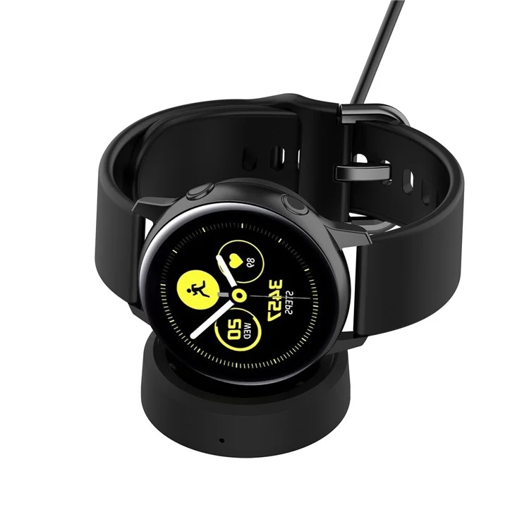 Smart Watch Wireless Charger USB Caricatore Magnetico da Scrivania per Samsung Galaxy Galaxy Watch 5 40mm / 44mm / Watch 5 Pro 45mm / Watch4 Classic 46mm 42mm, Caricatore per Smartwatch con Indicatore - Nero