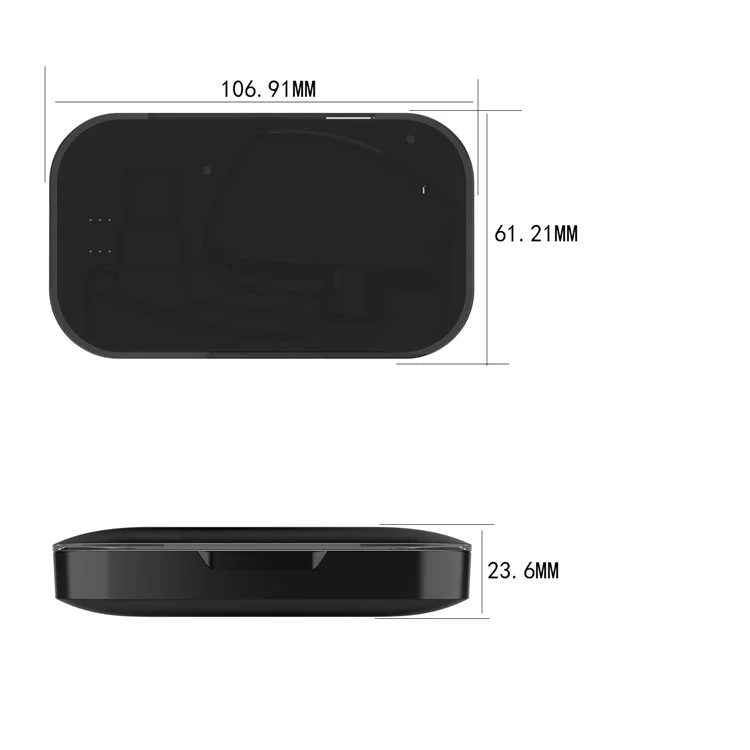 Cas De Chargement De Chargeur De Protection Pour La Légende Du Voyager Plantronics / Voyager 5200