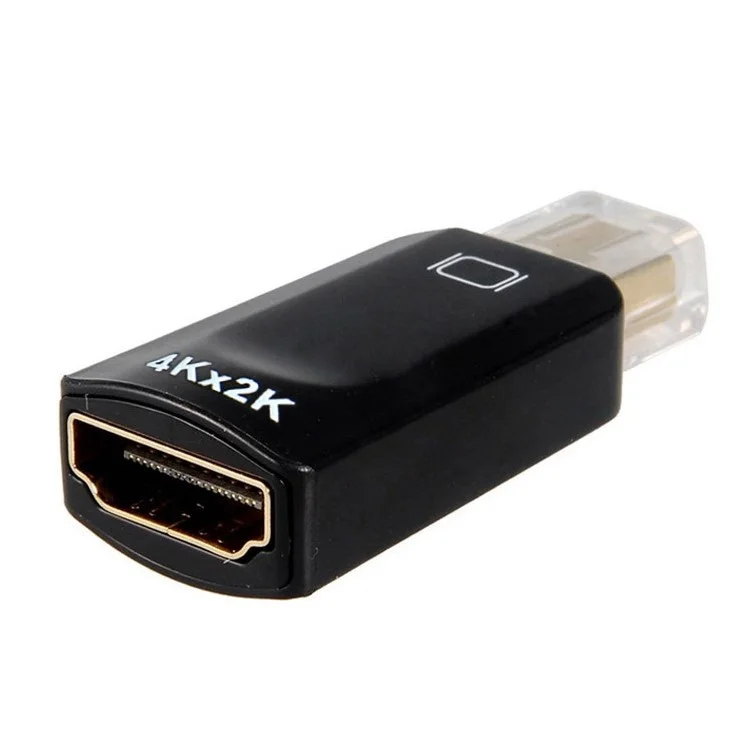 Mini DisplayPort DP to HDMI Female 1.4 HDTV Adapter 4Kx2K (DP-109-BK)