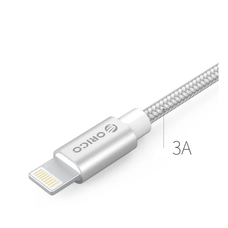 ORICO IDC-10-SV Metal MFI Certified Lightning 8Pin Woven Charging Data Cable