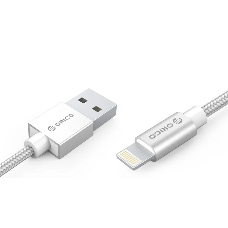 ORICO IDC-10-SV Metal MFI Certified Lightning 8Pin Woven Charging Data Cable
