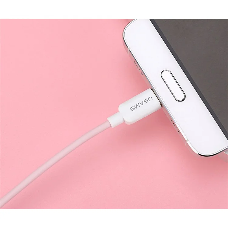 USAMS 1m USB Type-C Datenkabel zum Aufladen für Huawei Mate 9/Galaxy C9 Pro usw. - Weiß